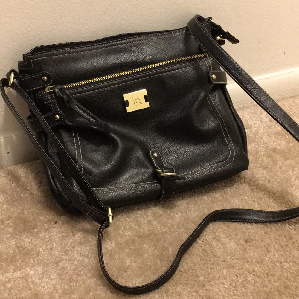 S&Co Black crossbody purse